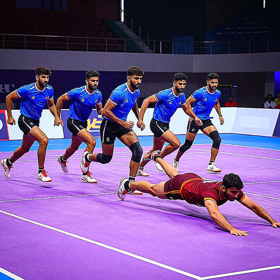 এশিয়ান গেমস ২০২৬: ৩৭-২১ ব্যবধানের আড়ালে ভারতের দুটি সুপার ট্যাকল আর তাইপেইয়ের বোনাস-লাইন আশ্রয়